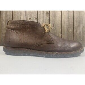 Frye Hudson Chukka 87091 Mens Brown Leather Lace Up Chukkas Boots Size 12